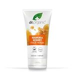 Dr Organic Manuka Honey Face Wash, Cleansing, Dry Skin, Mens, Womens, Natural, Vegetarian, Cruelty-Free, Paraben & SLS-Free, Recycled & Recyclable, Organic, 150ml, Packaging may vary