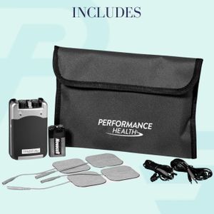 Performance Health TPN 200 Plus Dual Channel TENS Machine – Portable EMS Pain Relief Device with Electrodes
