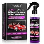 Premium Wax Spray Ceramic Spray Coating Waterless Car Wash Cleaner 4 IN 1 Car Nano Headlight Repair Cleaner Scratch Remover Car Wax Polish Spray for cars, Motorcycles, 100ml