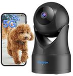 owltron Indoor Camera, 5MP Security Camera, 5GHz & 2.4GHz Home Security Camera for Baby/Dog,Pet Cameras with Phone App, 360° Pan & Tilt Camera for Motion Tracking