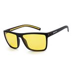 ZENOTTIC Polarised Sunglasses for Men Lightweight TR90 Frame UV400 Protection Night Vision Driving Square Sun Glasses