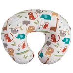 TOYSILO Adjustable Baby Breast Feeding Pillow, Nursing Pillow, Maternity Feeding Pillow with Detachable Cover 0-24 Months Breastfeeding 24 x 22 x 6 inches (Neutral Jungle Colors)