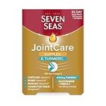 Seven Seas JointCare Supplex & Turmeric, With Glucosamine, Omega-3, Vitamins C and D, Manganese, Food Supplements, 30-Day Pack,packaging may vary