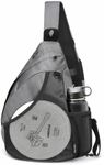 MOYAQI Disc Golf Bag with Retriever Holder and Storage Pockets, Disc Golf Backpack with 8-10 Disc Capacity, Padded Adjustable Strap and Back Panel, Lightweight and Durable (Light Grey)