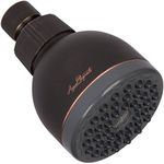 Aqua Elegante 3 Inch High Pressure Shower Head - Best Pressure for Wall Mount, Adjustable Showerhead - Oil-Rubbed Bronze