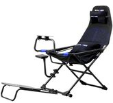 GTPLAYER Racing Simulator Cockpit, Sim Racing Cockpit Multi-function Adjustable, Foldable Gaming Wheel Stand for G25 G27 G29 G920 G923 T300 PS5 PS4 Xbox, Without Wheel, Shifter & Pedals Blue [windows]