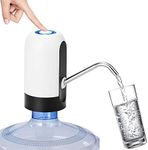 HSIULMY Water Bottle Pump,USB Charging Automatic Drinking Mini Water Dispenser Water Pump, Portable Electric Water Dispenser Water Bottle Switch for 5 Gallon Water Bottle Dispenser
