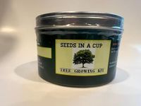 Seeds In A Cup- Tree Growing Kit (Olive Tree- Tin Planter)