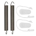 Momiuchear 8194001Dishwasher Door Spring Cable Kit Replacement for Whirlpool kitchenaid Maytag Dishwasher Replace 8270020 8531654