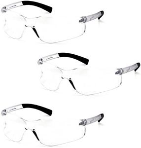 Pyramex Ztek Bifocal Reader Safety Glasses with Clear Lens S2510R15 (3 Pair) (+1.5 Lens)