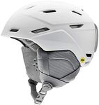 Smith Mirage Helmet for Women – Adult Snowsports Helmet with MIPS Technology + Zonal Koroyd Coverage – Lightweight Protection for Skiing & Snowboarding– Matte White, Large