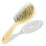 CHIARA AMBRA Bio Friendly Detangling Hair Brush for Women, Men & Children - Hair Straightening Brushes for Straight, Curly & Wet Hair - No Tugging Detangler - Vegan Vent Hairbrush – Yellow