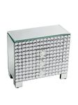 American Atelier The Jay Companies 3-Drawer Beaded Mirror Jewelry Box