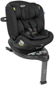 Graco Turn2Me Grow i-Size R129 ISOFIX 360° Rotating Car Seat, Rearward facing for longer from birth to approx. 4 years (40-105cm). Forward facing from 15 months to approx. 7 years (76-125cm), Midnight