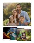 PERSONALISED Photo Mouse Mat - Customized Memory Mousepad for Family, Friends, Lovers, Couples - Non-Slip Rubber Mouse Mat - Soft Comfortable and Stylish - Use with all Mouse types