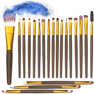 20PCS/Set Soft Makeup Foundation Powder Brushes Face Eye Shadow Eyeliner Foundation Blush Lip Cosmetics Blending Brush Tool