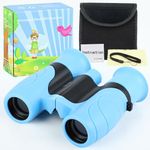 FIZILI Binoculars Kids 8 * 21 Magnification Eye-Care and Drop-Proof Kids Binoculars,Suitable for Bird Watching, Camping, Traveling, Outdoor Games，Kids Telescopes for 3-12 Years Boys and Girls