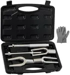 ReluxGo 5-Piece Ball Joint Separator Set, Pickle Fork Tool Set, Tie Rod Removal Tool Set, 1-1/8", 15/16", 11/16", for Cars and Light Vans, with Suitcase