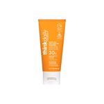 Thinkdaily Tinted Sunscreen for Face, SPF 30, 20% Zinc Oxide, 2 Oz, Safe, Natural, Water Resistant Reef Safe Sunscreen, All Skin Tones, Vegan Broad Spectrum Sun Screen for Sun Protection