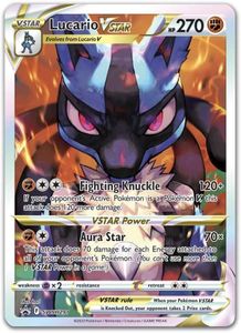 Pokémon Lucario VSTAR -SWSH291 - Black Star Promo - Full Art