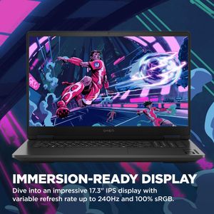 HP Omen 17.3" Gaming Laptop – Ryzen 9, 32GB RAM, 1TB SSD, RTX 4060