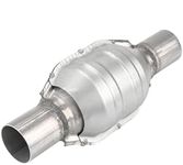 MARSFLUX 2.25" Universal Catalytic Converter, 2.25 inch Universal High Flow Performance Catalytic Converter with Heat Shield Direct Fit (EPA Compliant)