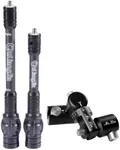 SHARROW Archery Bow Stabilizer Kit Carbon Fiber Stabilizer Dampen Weight Single Side V-bar Quick Disconnect for Compound Bow (10"&12")