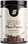 Sparkfusion Vegan Plant Protein Powder|Organic Isolated Pea & Brown Rice Protein|25 gm Protein & All Essential Amino Acids|Easy To Digest|For Active Lifestyle For Men & Women Triple Chocolate Flavour 1 kg