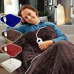 SOQ Electric Heated Throw Rug Snugg