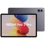 Xiaomi Redmi Pad 2 Pro 6GB+128GB, 12.1" 120Hz 2.5K Eye Care Display, 12000mAh (typ) Large Battery, Snapdragon® 7s Gen 4, HyperOS 2, 33W Fast Charging Graphite Gray (UK Version+2 Year Warranty)