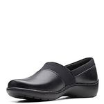 Clarks Women's Cora Heather Loafer, Black Combi, 5.5