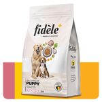 Fidele+ Dry Dog Food A Complete Balanced Diet 1 kg Bag Suitable for All Puppies of Small & Medium Breeds No Artificial Flavours Colours or Preservatives