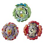Beyblade Burst Rise Hypersphere Battle Heroes 3-Pack - Ace Dragon D5, Rudr R5, Viper Hydrax H5 Battling Game Tops, Toys Ages 8 and Up
