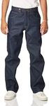 Key Industries Men's Indigo Denim Double Front Logger Dungaree Pant, 34W x 32L