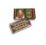 Neeta Indian Henna Cones Mehendi Cones For Temporary Body Art Tattoo All Natural Herbal Pure Henna Past Cones For Festival Chemical Free Henna Paste Cones For Hand Designing (4 Pieces Cone)