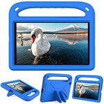 For Samsung Galaxy Tab A 8.0 inch 2019 SM-T290/T295 Tablet Case for Kids Friendly Lightweight Shockproof Cover with Handle Stand Tablet Blue