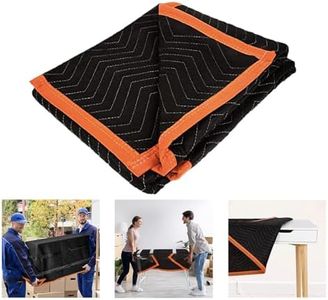 Large Moving Blankets 80 * 72in Heavy Duty Packing Blankets for Furniture Moving Shipping Wrapping Quilted Furniture Pads for Moving, Padded Mover Blankets