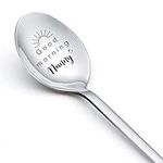 Good Morning Nanny Spoon for Nana for Grandma Grandmother Mothers Day Birthday Gift for Nana, Nana Tea Coffee Spoon for Grandma Nanny Gifts from Grandchildren Grandkids