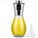 ProMaker Oil Sprayer 200 ml Stainless Steel Glass Olive Pump Spray Bottle Oil Sauce Vinegar Sprayer Pot Cooking Tools BBQ Cookware Kitchen Gadget Perfect for BBQ, Salad, Bread Baking,Kitchen