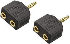 VCE 2-Pack 3.5mm Headphone Y Splitt