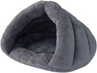 Beskie Pet Tent Cave Bed for Small Medium Cats Dogs Pets Sleeping Bag Thick Fleece Warm Slipper Dog Bed Cuddler Burrow House Hole Igloo Nest Cozy Triangle Bed for Cat Puppy