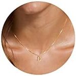 Foxgirl Gold Initial Necklaces for 