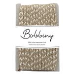 Bobbiny Natural Flat Braided Jute Twine Rope Linen Twine Rustic String Cord Rope DIY Rope Party Wedding Gift Wrapping Cords Thread and Other Projects | White | 7mm, 20 Meters