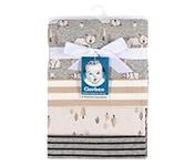 Gerber - 4pk Flannel Receiving Blanket - Boy