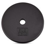 Yes4All 1-inch Cast Iron Weight Plates for Dumbbells – Standard Weight Disc Plates (5 lbs, Single)