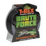 T-Rex 242703 Brute Force Strongest High Performance Duct Tape, 1.88-Inch x 25-Yard, Black