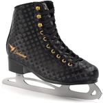 MADIVO SMJ Exclusive Women's Ice Skates Figure Skating Ice Skates Classic Ice Skating Black | Sizes: 37, 38, 39, 40, 41 (37)