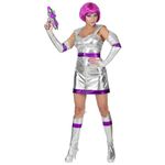 Widmann 69491 Adult Space Girl Costume Silver