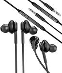 Wired 3.5mm Earbud With Microphone Headset Computer Jack PC Laptop in Ear Headphone phone Gaming Video Game headset (2pack)Compatible for Samsung Galaxy S10 pad Kid for School Chromebook Auriculare I