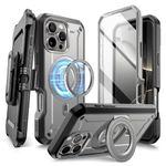 SUPCASE for iPhone 16 Pro Case with Stand (UBPro Mag), [Support MagSafe] [Built-in Screen Protector & Belt Clip] [Military-Grade Protection] Magnetic Phone Case for iPhone 16 Pro 6.3'' 2024 (Tigray)